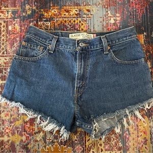 Levi 550 Cutoff Denim Shorts